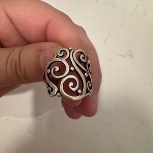 James Avery Silver Swirl Ring